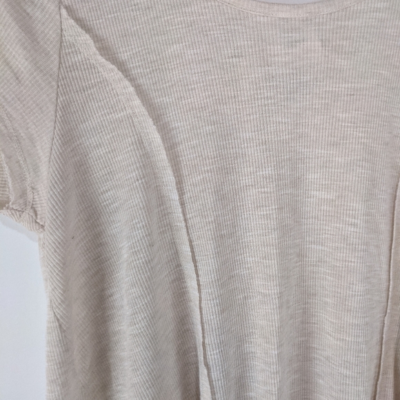 Knox Rose Tunic Lace Up Cap Sleeve Tshirt Medium - Picture 5 of 10